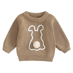 Vecot Bunny Tail Knit Sweater for Kids Cozy Playful Style